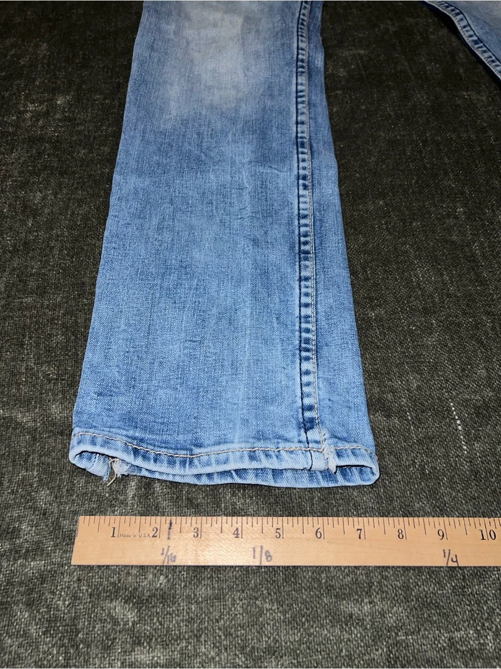 Cody James Jeans 32X32 Men's Light Blue Straight Leg